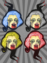 Cartoon: marylin marilyn (small) by Suat Serkan Celmeli tagged marylin monreo