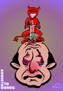 Cartoon: addicted to drug (small) by duygu saracoglu tagged addiction,drug