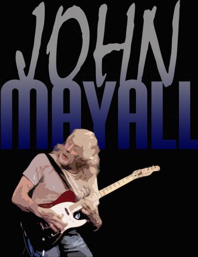 Cartoon: John Mayall (medium) by CARTOONISTX tagged bluesmen