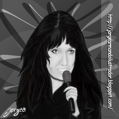 Cartoon: Mariska Veres (medium) by Jorge A tagged digital