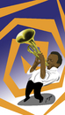 Cartoon: Miles Davis (small) by Jorge A tagged digital