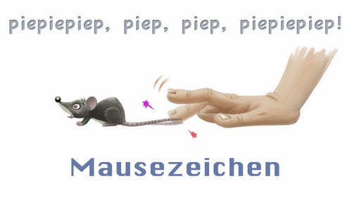 Cartoon: Mausezeichen (medium) by Michael Verhülsdonk tagged maus,mäuse,morsezeichen