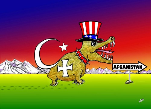 Cartoon: AFGANISTAN (medium) by ugur demir tagged mm