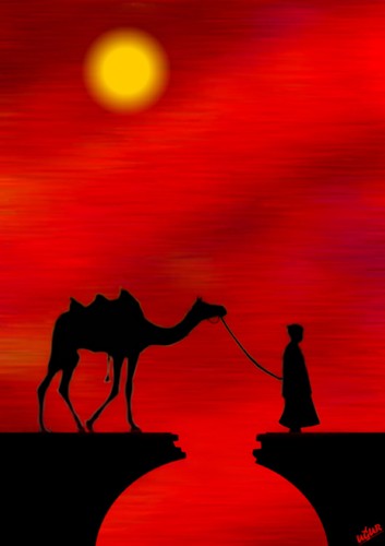 Cartoon: CAMEL (medium) by ugur demir tagged mm