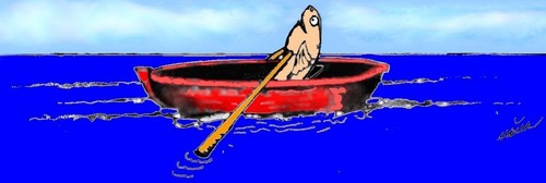 Cartoon: BALIK (medium) by ugur demir tagged mm