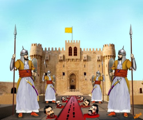 Cartoon: SULTANATE WAY (medium) by ugur demir tagged mm