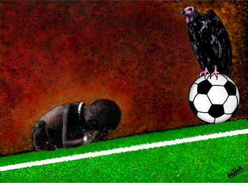 Cartoon: World Cup (medium) by ugur demir tagged mm