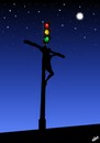 Cartoon: CROSS (small) by ugur demir tagged mm