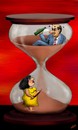 Cartoon: Hourglass (small) by ugur demir tagged mm