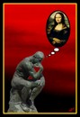 Cartoon: rodin (small) by ugur demir tagged mmmmm