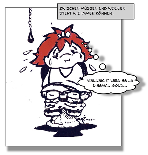 Cartoon: Queenies kleine Welt (medium) by Queenie tagged queenie,griechenland,eu,pleite,rettung