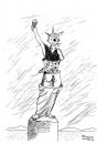 Cartoon: Freedom (small) by ZLATKO KRSTEVSKI tagged usa,freedom,