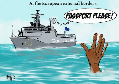 At the external European borders At the external European borders