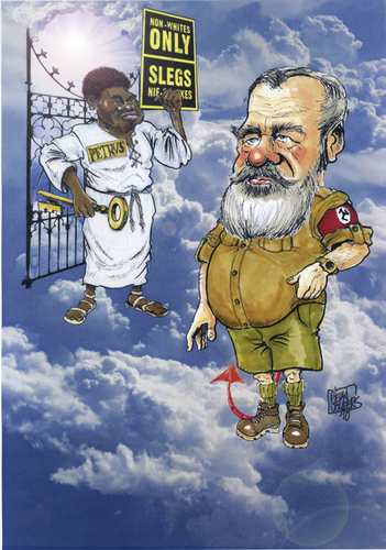 Cartoon: Eugene Terreblanche (medium) by jean gouders cartoons tagged eugene,terreblanche,south,africa,jean,gouders