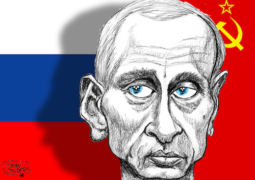 Cartoon: Eyes are the windows of the soul (medium) by jean gouders cartoons tagged putin,ukrain,war,the,putin,ukrain,war