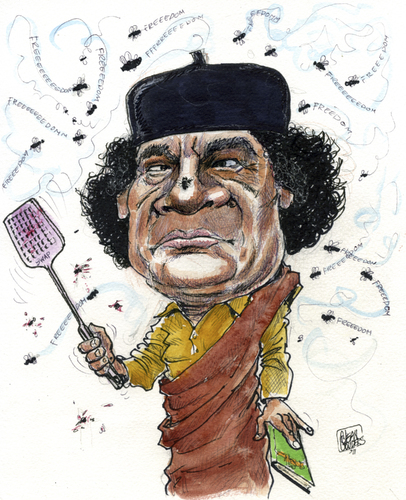 Khadaffi fights back. Khadaffi fights back.
