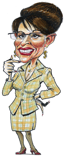 Cartoon: Sarah Palin (medium) by jean gouders cartoons tagged sarah,palin,president,usa,jean,gouders