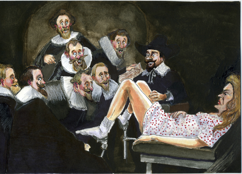 The gynecological lesson The gynecological lesson