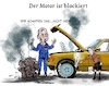 Cartoon: Der Motor ist Blockiert (small) by jean gouders cartoons tagged scholz,probleme