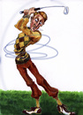 Cartoon: Golfer (small) by jean gouders cartoons tagged golf,jean,gouders