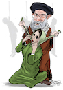 Cartoon: suffocating (small) by jean gouders cartoons tagged iran