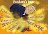 Cartoon: The box of Pandora (small) by jean gouders cartoons tagged trump,trade,war,tariffs