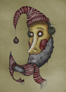 Cartoon: Christmas (small) by Sebastian tagged christmas,weihnachten,mond,bommel,schal,bart,winter,kalt,zipfelmütze