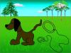 Cartoon: Hundeleine (small) by Myrah tagged myrah