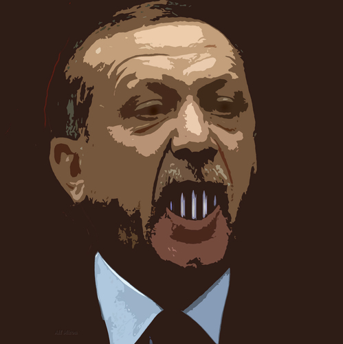 Cartoon: Der Staat bin ich! (medium) by Alf Miron tagged turkey,türkei,türkiye,erdogan,präsident,militär,militärputsch,streitkräfte,justiz,richter,verhaftung,gefängnis,rache,präsidialsystem,diktator,diktatur,demokratie,opposition