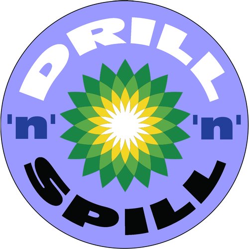 Cartoon: Drill and Spill (medium) by Alf Miron tagged bp,oil,spill,gulf,of,mexico,environment,ocean,sticker,button