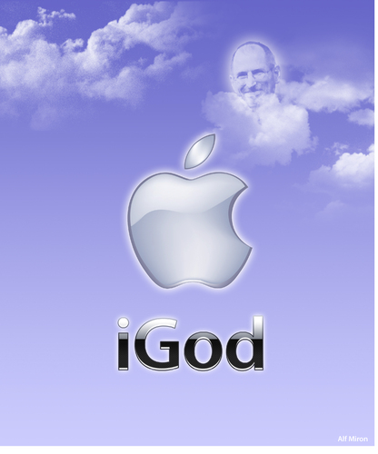 Cartoon: My next project - coming soon. (medium) by Alf Miron tagged steve,jobs,apple,ipod,ipad,iphone,igod