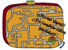 Cartoon: gps (small) by mmon tagged gps,seguir,perdido