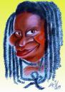 Cartoon: Whoopi (small) by criv tagged whoopi,goldberg,actress,cinema,movies,usa