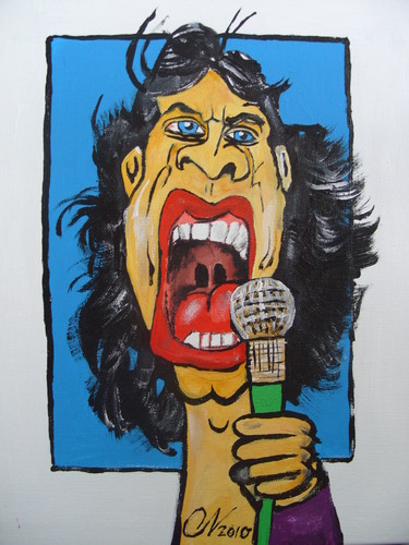 Cartoon: mick jagger for ever (medium) by cornagel tagged rollingstones,rock,mickjagger