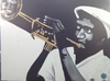 Cartoon: black muziek (small) by cornagel tagged muziek