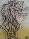 Cartoon: dance (small) by cornagel tagged dans,vrouw,sex,beweging