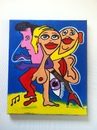 Cartoon: dance dance (small) by cornagel tagged muziek,happij