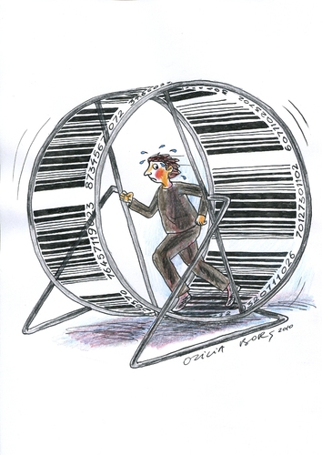 Cartoon: Economic crisis 02 (medium) by Otilia Bors tagged otilia,bors
