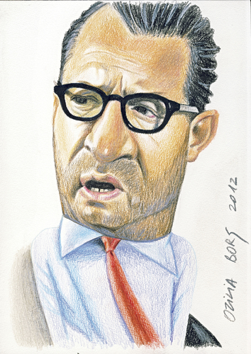 Cartoon: Kai Diekmann (medium) by Otilia Bors tagged kai,diekmann