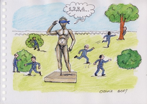 Cartoon: Men sana in corpore sano 02 (medium) by Otilia Bors tagged otilia,bors