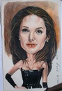 Cartoon: Angelina Jolie (small) by Otilia Bors tagged angelina,jolie