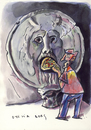 Cartoon: Bocca delle verita (small) by Otilia Bors tagged pizzapitch