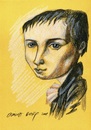 Cartoon: Heinrich Wilhelm von Kleist (small) by Otilia Bors tagged kleist