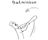 Cartoon: batminton (small) by Bonville tagged batminton,badminton,bat,bad,sport