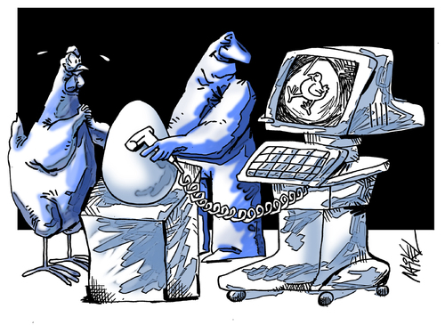 Cartoon: Trabajos de Maikel (medium) by maikel tagged ilustration,historietas,comics,cartoon,humor