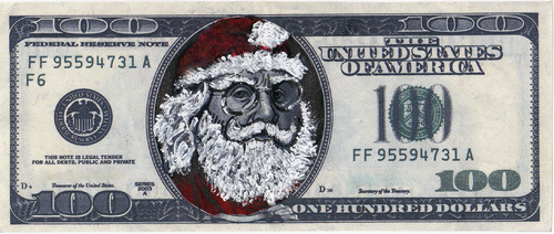 Cartoon: consumerism (medium) by lloyy tagged consumerism,merry,christmas,santa,claus,dollar,globalization