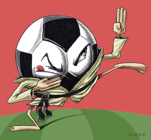 Self-defence By lloyy | Sports Cartoon | TOONPOOL