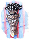 Cartoon: Frank Rijkaard (small) by lloyy tagged fifa football futbol fußball soccer wm world cup