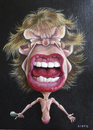 Cartoon: Mick Jagger (small) by lloyy tagged mick jagger singer rock and roll famous people