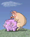 Cartoon: The love is blind (small) by lloyy tagged love,animals,pig,sex